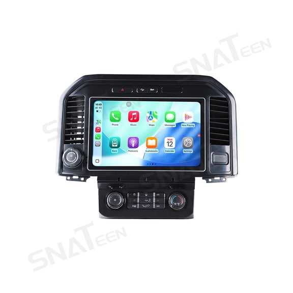 SNATEEN 12.95 inch Carplay Screen/Radio/Multimedia Player for Ford F150 2015-2020 Car Navigation/GPS Upgrade Headunit Android Display 1080P Touch Screen Receiver Replace System