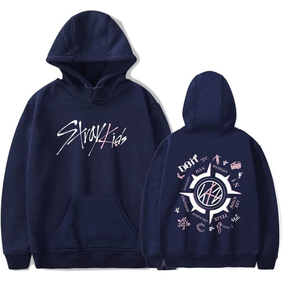 kpop Stray Kids Do It Hooded Stray Kids DomiATE World Tour  merch Drawstring Pocket Sweatshirt Men/women  fans Pullover