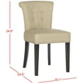 thumbnail image 4 of Safavieh Sinclair 21"H Ring Chair (Set Of 2) - Silver Nail Heads, 4 of 7