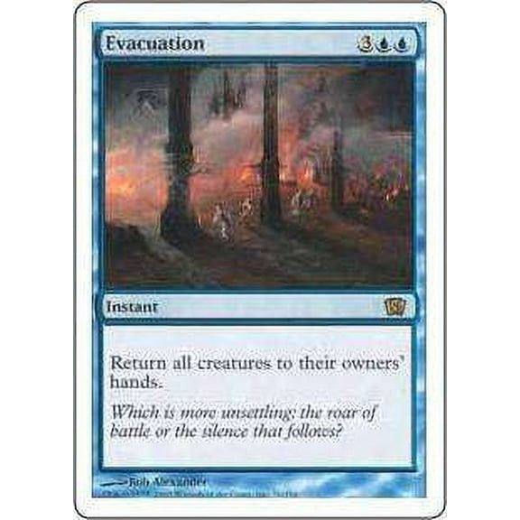 MtG 8th Edition Rare Evacuation #76