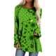 thumbnail image 1 of Camiseta holgada de manga larga con cuello redondo y estampado del Día de San Patricio a la moda para mujer Fridja  czfsfas278, 1 of 5