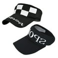 thumbnail image 1 of 2 piezas de gorra deportiva para el sol para hombres y mujeres, gorra de béisbol con parte superior hueca, gorra de golf ajustable, gorra de tenis deportiva, gorra de playa, 1 of 5