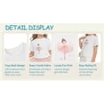 thumbnail image 2 of NIPAXO Girls Cartoon T-Shirt, Round Neck and Short Sleeve Cotton Shirts, 4-5Y, 2 of 7