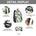 thumbnail image 4 of JIALIOU 14" Laptop Backpack Waterproof Airline Approved Stylish Casual Daypack for Travel Business College Work, Playful Crocodile on Skateboard, 4 of 8