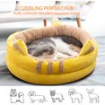 thumbnail image 2 of Cama para gatos con cueva para gatos, tienda de campaña lavable para gatos y perros, cama para perros de invierno, nido para mascotas para gatos, gatitos, cachorros, cómodo cojín para gatos con base, 2 of 5
