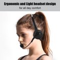 thumbnail image 2 of Auriculares De Servicio Al Cliente, Auriculares Montados Ajustables Reducción De Ruido Ergonómico Para Computadora, 2 of 8