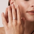 thumbnail image 2 of 14K Gold Plated Engagement Ring For Women | Wedding Ring For Women | Oval Womens Fake Engagement Ring, 2 of 2