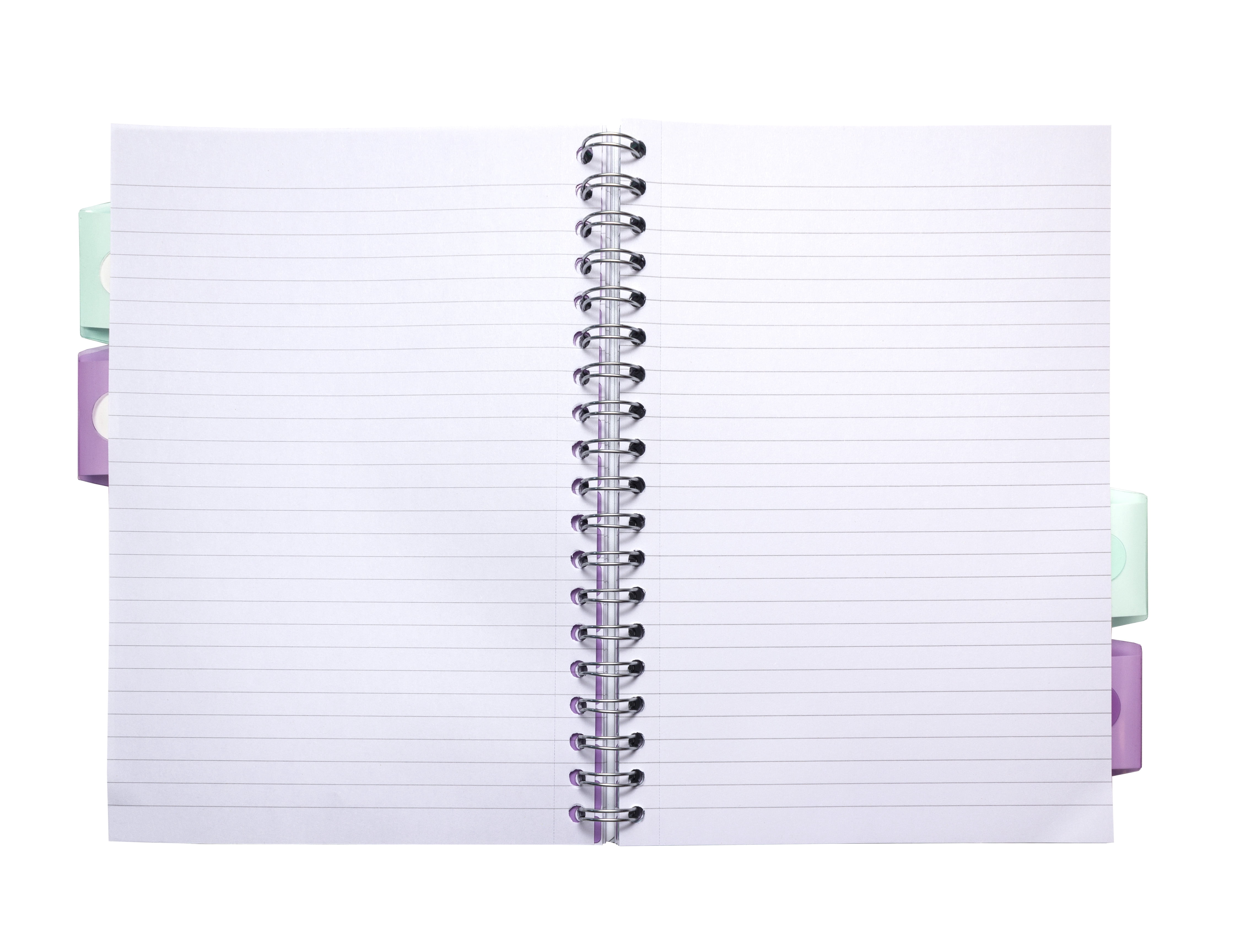 Pukka Pad Pastel 5-Subject Divider Notebook - 3 Pack