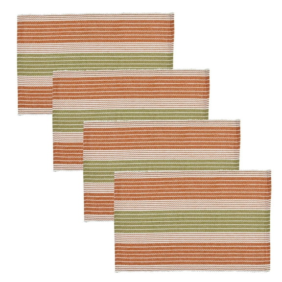 Split P Split P Auburn Stripe Orange Placemat Set Of 4
