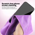 thumbnail image 5 of ACDANC Microfiber Glass Cleaning Cloths 6 Pk,Lint Free Streak Free,Reusable Cleaning Cloth for Windows,Glasses,Mirrors,Screens,Stainless Steel,And More Purple-14×16", 5 of 13