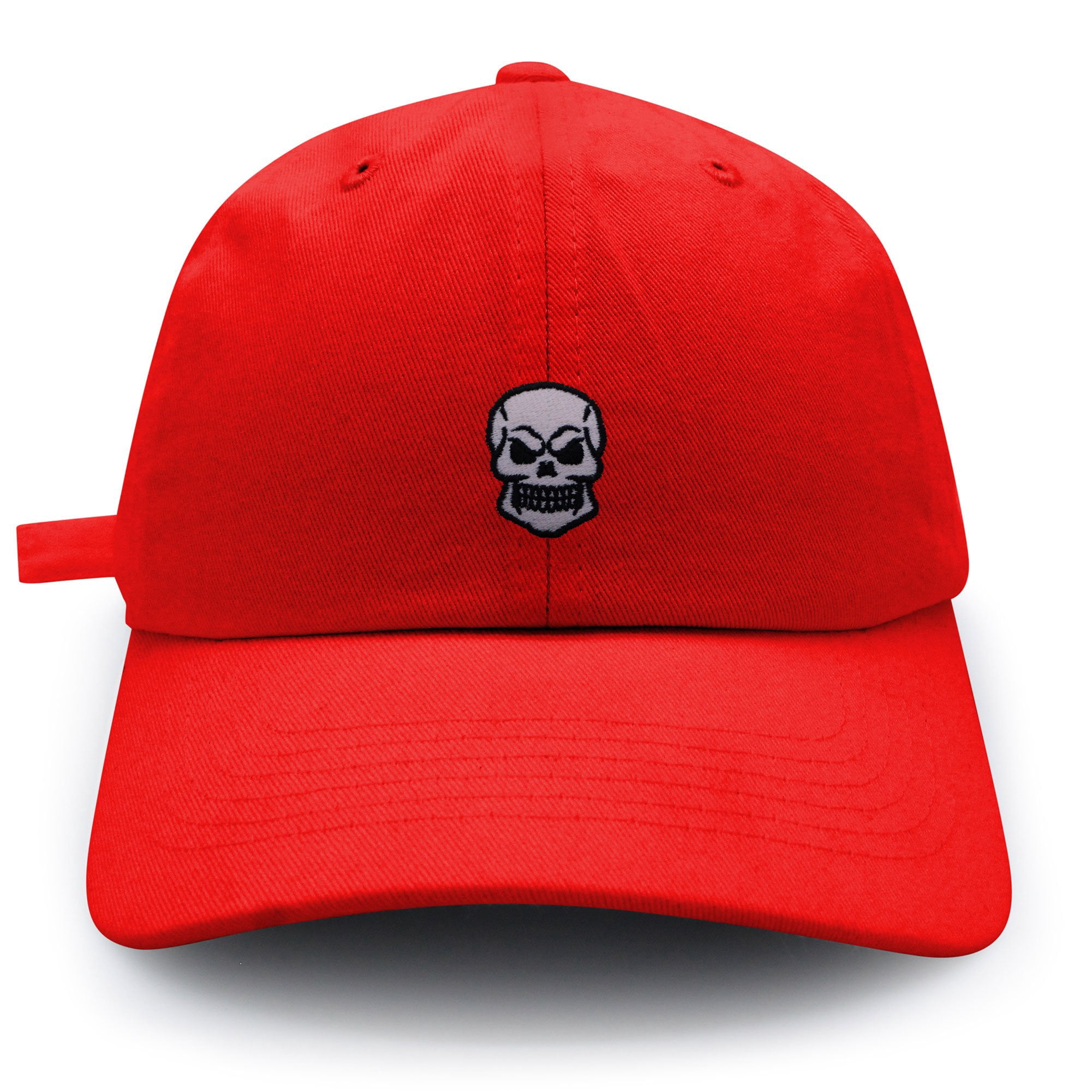 JPAK Skull Front View Dad Hat - Grunge 