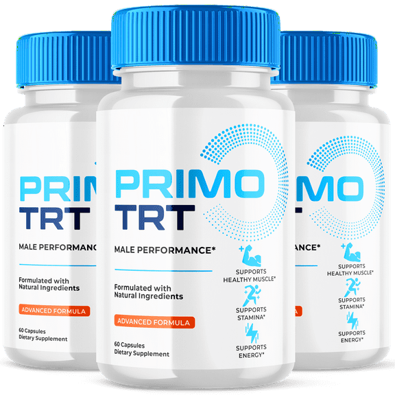 Primo TRT Capsules for Men Advanced Formula Support Supplement 180 Capsules