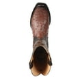 thumbnail image 2 of El General Men's Exotic Ostrich Leather Cowboy Boots - Brown 45516, 2 of 3