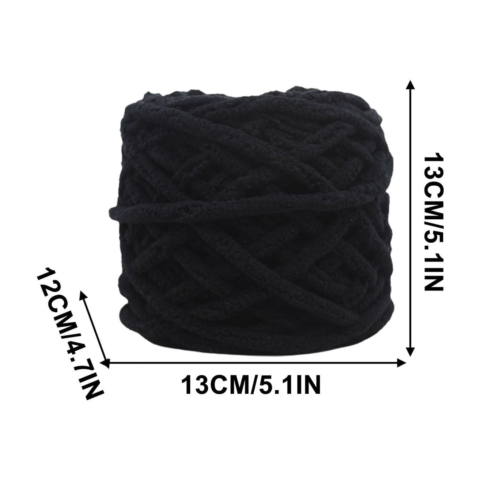 Chenille Yarn Chunky Chenille Yarn for Crochet Fluffy Yarn 𝐁𝐚𝐛𝐲 Yarn for Crocheting Soft for Knit Sweaters, Blankets, Shoes, Scarves, Clothes