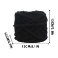 thumbnail image 2 of Crochet Kit for Beginners,Chunky Yarn,Soft Cotton Yarn for Hand Knitting Yarn for DIY Doll Sweater,Scarves,and Shawls,Black,Gift for Beginners Kids & Adults, 2 of 6