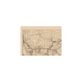 thumbnail image 3 of Railroad Map - Atchison Topeka Santa Fe Railroad - Reynold 1921 - 31.98 x 23 - Vintage Wall Art, 3 of 5