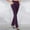 05 Purple, variant on Weiqiqre Women's Stretch Work Pants Business Casual Flare Pants Ribbed Seamless Workout High Waist Bell Bottoms Pants