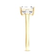thumbnail image 3 of Rosec Jewels Certified Lab Grown Diamond Emerald Cut Engagement Ring 2 Carat - EF-VS Quality - with Jewelry Box, 10K Yellow Gold, US 9.50, 3 of 8