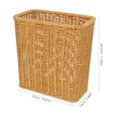 thumbnail image 2 of UPGRATOR Decorativa Papelera De Imitación Ratán Para Cocina Y Color Marrón, 2 of 6