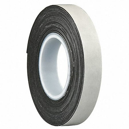 

Black 0.03 Thick Closed-Cell Polyurethane Foam Mounting Tape - 1/4 Width - 198 Ft Roll