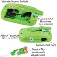 thumbnail image 3 of Detector de enuresis para orinarse en la cama, Wet-Stop 3, verde, para niños o niñas, 3 of 6