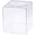 thumbnail image 1 of Caja de pañuelos rectangular transparente, tamaño grande, material acrílico duradero y atractivo para usos múltiples en el hogar y la oficina, 1 of 5