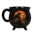 thumbnail image 2 of Ceramic Mug Halloween Cauldron Cup with Footed Base Holiday Print Coffee Mug Gift for Adults Teens Tabletop Decor by PALIFEUR, 2 of 6