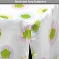 thumbnail image 4 of Cartoon Dog Crate Cover, Frog Prince in Bubbles Theme Tale Element in Pastel Tones, Easy to Use Pet Kennel Cover Small Dogs Puppies Kittens, 7 Sizes, Yellow Green Pale Yellow, by Ambesonne, 4 of 6