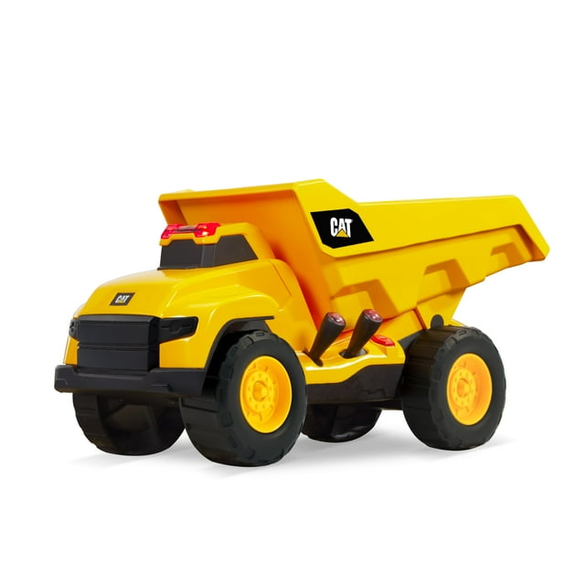 Camión volquete motorizado CAT Toy de construcción con luces y sonidos