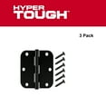 thumbnail image 6 of Hyper Tough 3-1/2 in. x 5/8 in. New Oil Rubbed Bronze Squeak-Free Door Hinge, 3-Pack, 6 of 8
