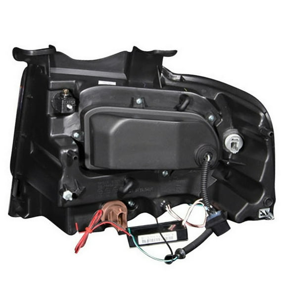 ANZO USA 111113 07-13 EXPEDITION HEADLIGHTS BLACK CLEAR PROJECTOR WITH AMBER Fits select: 2007-2014 FORD EXPEDITION