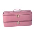 thumbnail image 3 of Case de viajes Herramientas para el cabello bolso de viaje para regalos de secador de pelo, caja de secador portátil de cremallera de dos vías gran, 3 of 8