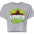 thumbnail image 3 of Marvel Deadpool - St. Patrick's Day I Pinch Back - Juniors Cropped Graphic T-Shirt, 3 of 5