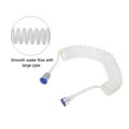 thumbnail image 3 of Spring Flexible Shower Hose, 3 M Flexible Telescopic Shower Hose With Copper Interface Nut White, 3 of 6