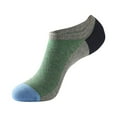 thumbnail image 2 of HUPOM 1 Pair Socks for Men Summer Clearance Fashion Low-Cut Soft Athletic Socks Green Size 43-48, 2 of 2
