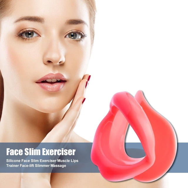 Silicona Face Slim Ejercitador Muscle Lip Trainer Tightener Face-lift Slimmer Tool Likrtyny Para estrenar