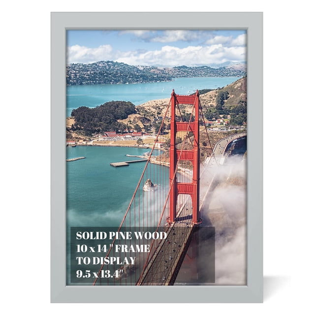 Marcos de madera Soniuong de 28,4 cm x 38,6 cm para colgar en la pared