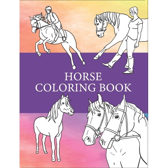 Horse Coloring Book, (Paperback)