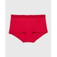 thumbnail image 4 of Boyshort Pantie with Cozy Trim in Crimson, 4 of 5