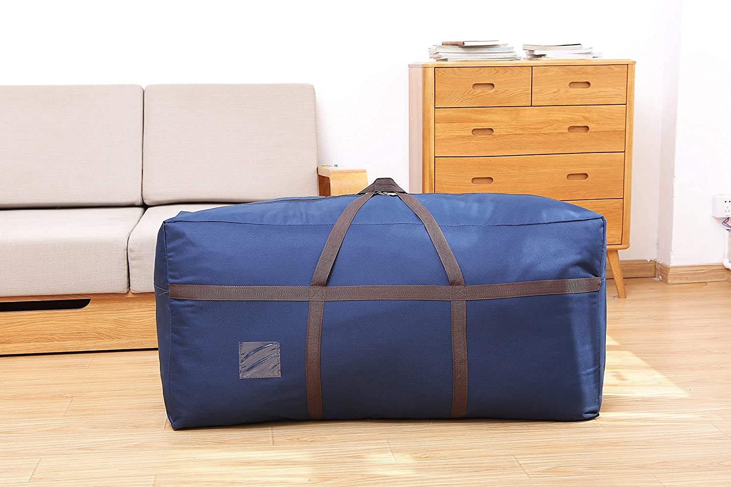 Betterline 42" Waterproof Travel Duffel Bag, Blue