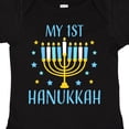 thumbnail image 4 of Inktastic My 1st Hanukkah with Menorah and Stars Boys or Girls Baby Bodysuit, 4 of 5