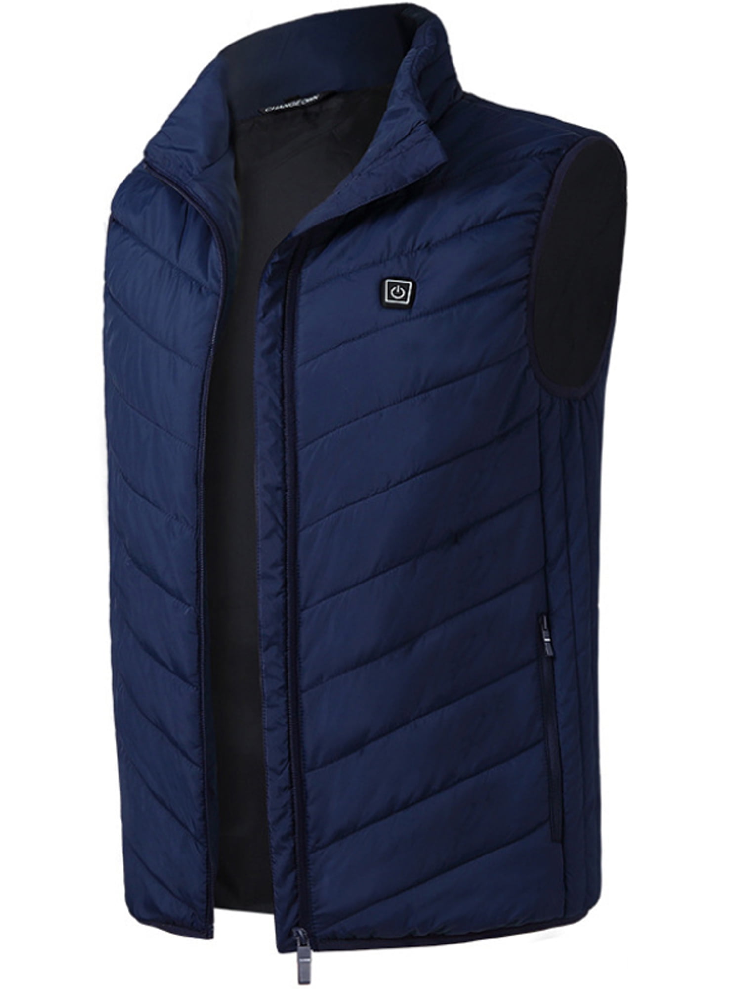 HANMEN Men's Electric USB Heated Vest Gilet Sleeveless Zip Up Waistcoat