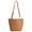 Brown, variant on Spencer Straw Tote Bag for Women Shoulder Purses Buckets Handbag for Summer Beach Travel Vacation (Khaki)