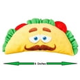 thumbnail image 2 of Soft Taco Dog Toys Fun interactive Squeaker Small to Medium Dogs Choose Quantity (2 Taco Toys), 2 of 6