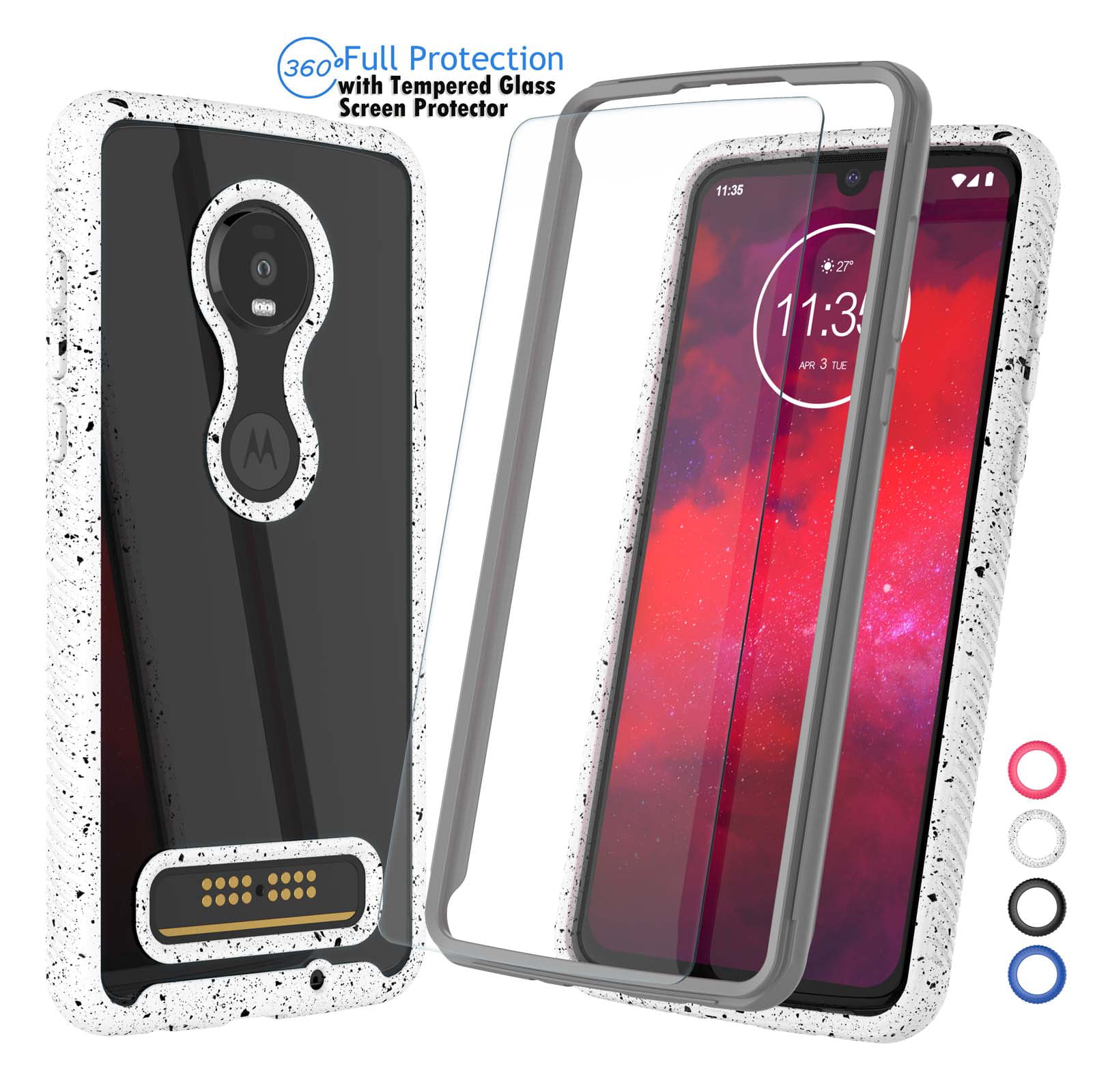 Moto Z4 Case, Phone Case Cover for Motorola Z4 Play, Njjex