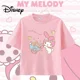 thumbnail image 3 of Camiseta de manga corta para niños y niñas de 3 a 14 años con linda melodía, de alta calidad, de algodón con dibujos animados de verano, 3 of 5