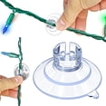 thumbnail image 4 of (10-Pack) Window Suction Cups with Hooks, Christmas Light Suction Cup Clips with Wire Slots, Clear Removable No‑Drill Suction Light Holders, for Home Window & Glass Door Decoration, 4 of 5