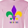 thumbnail image 4 of Inktastic Mardi Gras Fleur De Lis Long Sleeve T-Shirt, 4 of 5