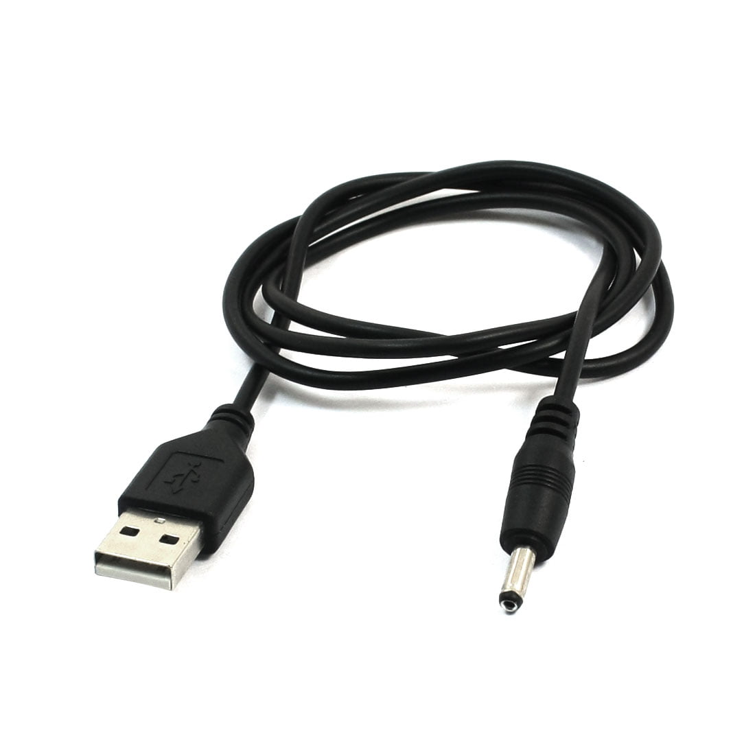 USB 2.0 Male A To DC 3.5mm x 1.35mm Plug DC Power Supply Cord Socket Cable 