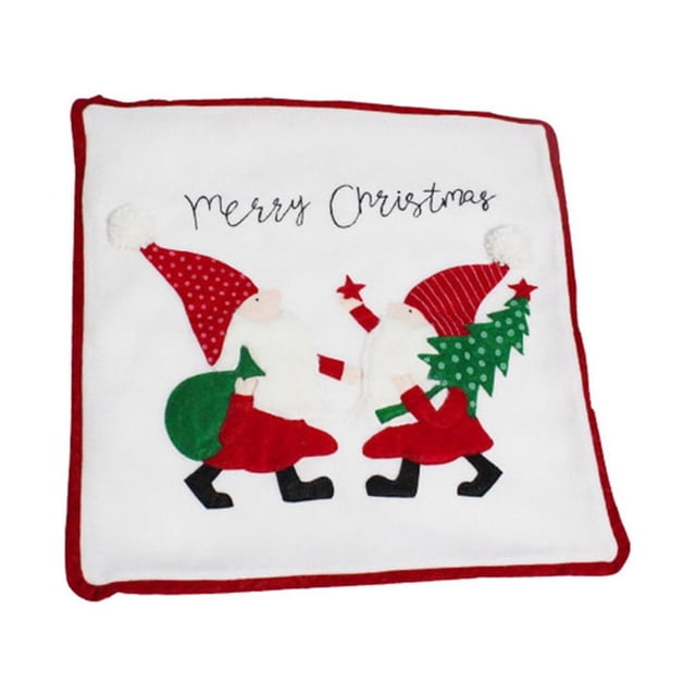 Advancent Fundas de almohada navideñas para el hogar, funda de almohada decorativa de punto de Navidad para el hogar, accesorio de cama, funda Kits de decoración para fiestas